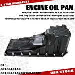 Engine Oil Pan For Jeep Grand Cherokee Dodge 2016-2021 Durango 16-26 68160481ab. Fixed Price $156.89.