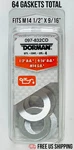Dorman Aluminum Oil Drain Plug Gaskets M14 1/2" X 9/16" 64 Units Total. Fixed Price $28.00.