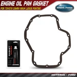 Engine Oil Pan Gasket With Sealant For Toyota Camry Rav4 Corolla Lexus Pontiac. Fixed Price $17.89.