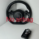 2015 Audi S3 Flat Bottom Steering Wheel W/ Paddle Shifters Black Oem. Fixed Price $343.90.