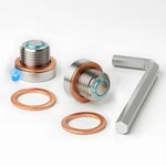 Oxygenie 2pcs Stainless Steel Front Differential Oil Fill/drain Plug Bronze. Fixed Price $32.35.