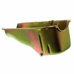 Milodon 30701 Oil Pan Steel Gold Iridite 5 Qt. For Sb Chevy Rh Dipstick Dart Shp. Fixed Price $241.24.