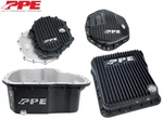 Ppe Black Transmission/oil Pan/front & Rear Diff Cover For 11-16 Gm 6.6l Duramax. Fixed Price $1106.96.