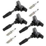Ignition Coil Pack And Iridium Spark Plug Set Of 4 For Buick Cadillac Chevrolet. Fixed Price $59.15.