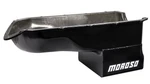 Moroso #20490 Oil Pan Pontiac V8 Black Powder Steel Rear Sump 8 Qt. 9.75" Deep. Fixed Price $441.99.