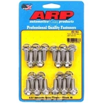 Arp 455-1802 Big Block Ford, Oil Pan Bolts, Hex, Stainless, Polished, Set Of 20. Fixed Price $48.62.