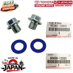 2-pack Toyota Lexus Oil Drain Plug 90341-12012 + Gasket 90430-12031 Genuine Oem. Fixed Price $13.95.