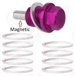 Aluminum Magnetic Purple Oil Drain Plug Adp541pur + 10 Washers For Mercedes Benz. Fixed Price $19.75.