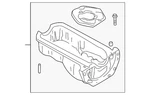 Genuine Mazda Oil Pan Bp6d-10-400a. Fixed Price $477.65.