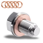 M14 X 1.5 Magnetic Oil Drain Pan Plug, Plug Nut Bolt With 5 Pcs.... Fixed Price $33.62.