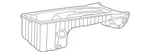 Genuine Mercedes-benz Oil Pan 111-010-10-13. Fixed Price $373.27.