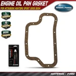 Cork Engine Oil Pan Gasket Set For Mitsubishi Montero Sport 2003 2004 V6 3.5l. Fixed Price $17.19.