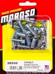 Moroso 38550 Oil Pan Bolt Set Sbc/olds For One-piece Gaskets 14- 3/4" & 4- 5/16". Fixed Price $19.99.