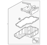 Genuine Audi Oil Pan 06l-103-598-r. Fixed Price $248.44.