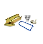 Weiand Oil Pan Kit Fabricated Gold Painted For Small Block Chevrolet 5005wnd. Fixed Price $247.94.