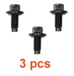 (3) 12mm 1.75 13mm Hex Drain Plug Rpl Ford Ys4z-6730-aa W/ Inset Rubber Gasket. Fixed Price $14.96.