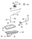 Engine Oil Pan Gasket Mopar 53020675ae. Fixed Price $107.06.