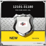 Genuine 2009-2016 Toyota Land Cruiser Oil Pan Sub-assy 12101-31180. Fixed Price $323.40.