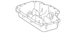 Genuine Mercedes-benz Oil Pan 642-010-09-10. Fixed Price $243.54.