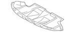 Genuine Audi Splash Shield 8e0-863-821-al. Fixed Price $369.34.