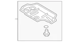 Genuine Audi Oil Pan 07l-103-602-j. Fixed Price $312.00.