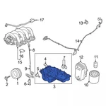 Genuine Ford Oil Pan Lc3z-6675-e. Fixed Price $190.72.
