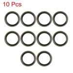 10pcs M14 Bronze Tone Car Engine Oil Drain Crush Flat Bonded Washer Gaskets. Fixed Price $8.69.