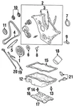 Genuine Ford Oil Pan Bolt W701606-s437 Qty 1. Fixed Price $61.20.