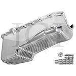 Fits 1980-85 Chevy Small Block 267 Aluminum Stock Capacity Oil Pan Retro Finned. Fixed Price $191.87.