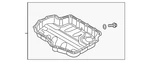Genuine Volkswagen Lower Oil Pan 5e103600. Fixed Price $206.51.