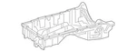 Genuine Mercedes-benz Oil Pan 177-010-70-14. Fixed Price $885.00.