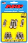 Arp 434-1803 Oil Pan Bolt Kit, 12 Point Head, Stainless, Polished, 1 Piece Rubbe. Fixed Price $38.99.