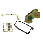 Weiand 5039wnd Oil Pan Kit, Fabricated, 1979-93 Fits Mustang, Gold. Fixed Price $339.95.