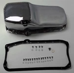 Sb Chevy Sbc Chrome Oil Pan W/ Bolts & Gaskets 4qt 283 327 307 350 400 Hot Rod. Fixed Price $103.95.