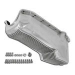 Aluminum For 58-79 Chevy Sb 262 400 Stock Capacity Oil Pan Retro Finned Polished. Fixed Price $160.40.