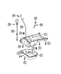 Genuine Mopar Oil Pan Bracket 5175339aa. Fixed Price $3.45.