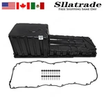 1pc Oil Pan With Gasket 18x Drain Plugs Front Sump For Detroit Diesel Dd15. Fixed Price $402.22.