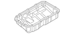 Genuine Mitsubishi Oil Pan 1200a773. Fixed Price $58.23.