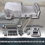 Front Wet Sump Retro Engine Oil Pan Kit 81076 For Chevy Ls1 Ls2 Ls3 Lsx 4.8-6.2l. Fixed Price $195.48.