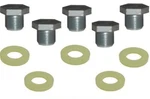 (5) 14mm 1.25 19mm Hex Oil Drain Plug & Nylon Gaskets Ford Vans Truck 03-90. Fixed Price $14.99.