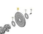 Genuine Flywheel Carrier Plate 8-speed Automatic Fits Vw Audi 038105327b. Fixed Price $88.44.
