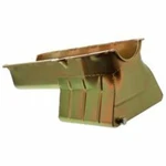 Milodon 30908 Oil Pan Steel Gold Iridite 6 Qt. For Sb Chevy Stroker Lh Dipstick. Fixed Price $416.58.