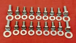 Olds Oil Pan Stainless Hex Bolts Kit Oldsmobile 260 307 350 400 403 425 455 Set. Fixed Price $16.95.