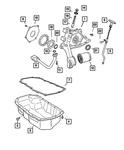 Genuine Mopar Engine Oil Pan 4694525ac. Fixed Price $247.37.