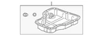 Genuine Mitsubishi Oil Pan Md374638. Fixed Price $57.17.