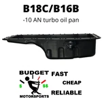 Turbo Steel Oil Pan -10 Fits B18c B18c5 B16b P72 Civic Integra Honda Acura. Fixed Price $134.99.