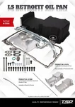Chevy Lsx Retro Fit Low Profile Front Sump Oil Pan Kit Conversion Black. Fixed Price $401.85.