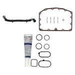 For Ford F-250 Super Duty 2015-2019 Mahle 3-pc Oil Pan Gasket Kit. Fixed Price $92.01.