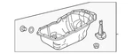 Genuine Mazda Oil Pan Pyd5-10-4axb. Fixed Price $167.38.