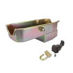 Claimer Oil Pan W/ Plug Combo, Hi-vol. Pump, Rh Dipstick, Fits Small Block Chevy. Fixed Price $177.99.